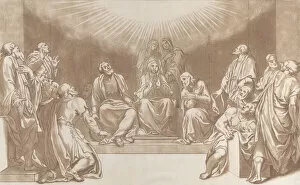 Amazed Gallery: Descent of the Holy Ghost, 1760-90. Creator: Stefano Mulinari