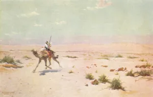 R Talbot Kelly Prints: A Desert Courier, c1880, (1904). Artist: Robert George Talbot Kelly