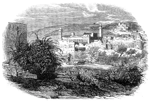 Goatherd Prints: The Desert Route - Hebron, 1857. Creator: Unknown