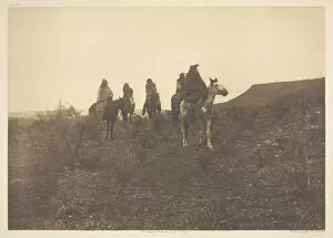 Curtis Edwards Gallery: Desert Rovers - Apache, 1903. Creator: Edward Sheriff Curtis