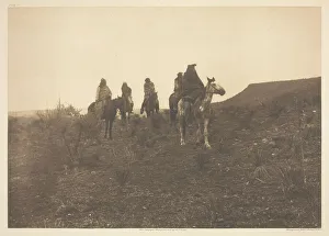 Photogravure Prints: Desert Rovers - Apache, 1903. Creator: Edward Sheriff Curtis