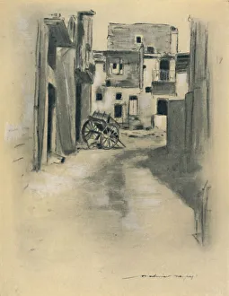 Dorothy Prints: Deserted Houses, 1903. Artist: Mortimer L Menpes
