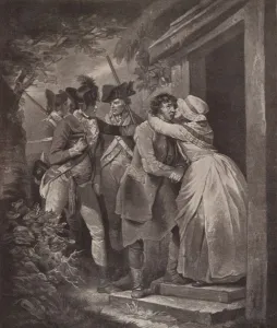 Deserter Taking Leave of his Wife, 1791 (1909). Artist: George Keating