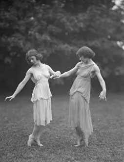 Arm Movement Prints: Desha and Leah, 1921 Creator: Arnold Genthe
