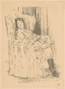 Frederick Childs Hassam Prints: Deshabille, 1918. Creator: Frederick Childe Hassam