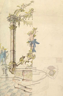 Design for an Altarpiece with a Figure of St. Sebastian, 1741
