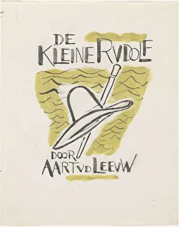 Book Cover Prints: Design for a book cover for: Aart van der Leeuw