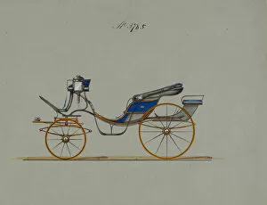 Brewster And Co Collection: Design for Cabriolet or Victoria, no. 3785, 1882. Creator: Brewster & Co