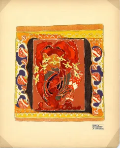 Mamontov Prints: Design for a Carpet (Publisher M)
