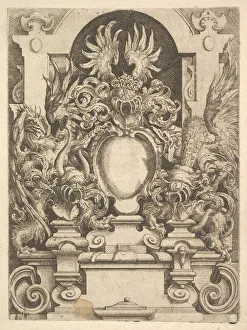 Design for a Cartouche, Plate from Dietterlins Architecttura, 1598