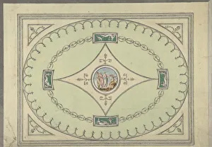Design for a Ceiling for the First Drawing Room at Culzean Castle, Ayrshire, 1779-82 Design for a Ceiling for the First Drawing Room at Culzean Castle, Ayrshire, 1779-82