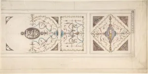 Design for a Ceiling in the Manner of Pergolesi, late 18th century. Creator: Anon