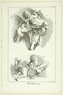 Encyclopedia Prints: Design: Children, from Encyclopédie, 1762/77. Creator: Benoit-Louis Prevost