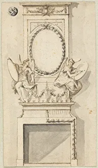Chimneypiece Prints: Design for a Chimney Piece, n.d. Creator: Charles Alfred Stothard