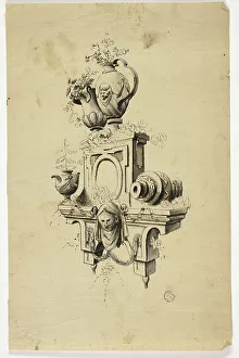 Design for a Chimney Piece, n.d. Creator: Unknown