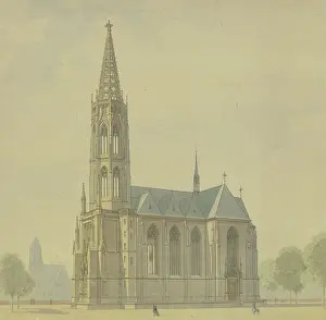 Spire Prints: Design for the Church of the Three Kings in Sachsenhausen