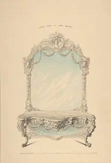 Design for Console Table, 1850-1904. Creator: Robert William Hume