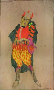 Design for Costume in Ben Jonsons The Devil is an Ass, c1927. Artist: Claud Lovat Fraser