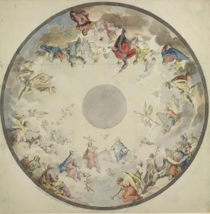 Design for a Cupola with Old and New Testament Figures, 1720-1804