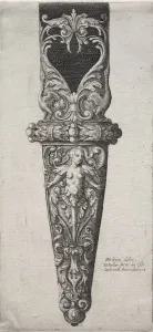 1607 1677 Prints: Design for Dagger Sheath. Creator: Wenceslaus Hollar (Bohemian, 1607-1677)