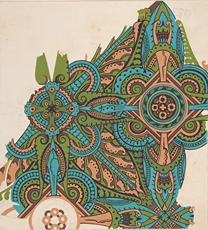 Design drawing, ca. 1883, based on earlier design. Creator: Christopher Dresser