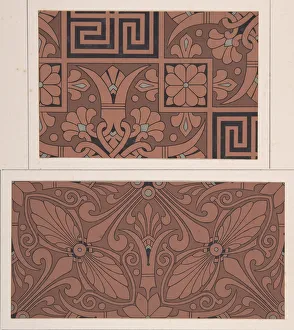 Design drawing, ca. 1883, based on earlier design. Creator: Christopher Dresser