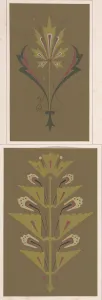 Design drawing, ca. 1883, based on earlier design. Creator: Christopher Dresser