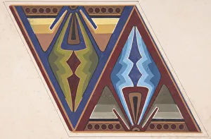 Design drawing, ca. 1883, based on earlier design. Creator: Christopher Dresser