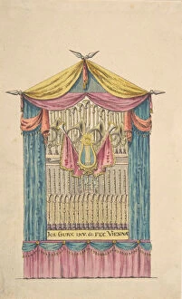 Organ Gallery: Design for a Fanciful Organ, late 18th-early 19th century. Creator: Joseph Ignaz Gurk