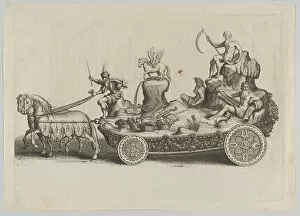 Carnival Collection: Design for a float, from Eloges et discours sur la triomphante reception du Roy en sa vil... 1629