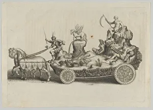 Design for a float, from Éloges et discours sur la triomphante réception du Roy en sa vil... 1629 Design for a float, from Éloges et discours sur la triomphante réception du Roy en sa vil... 1629