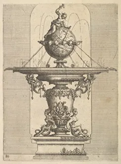 Design for a Fountain, plate 80 from Dietterlins Architettura, 1598