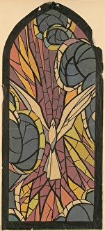 Design for a glass window III. 1940-1944. Creator: Jan Novak