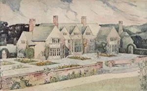 Design for a House and Garden in Surrey by the late C. E. Mallows, c1900