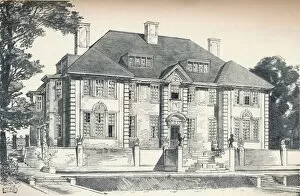 Charles Henry Bourne Quennell Collection: Design for a house at Hampstead By C. H. B. Quennell, c1913