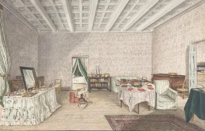 Charles Frederick Prints: Design for interior, ca. 1830. Creator: Charles de Brocktorff
