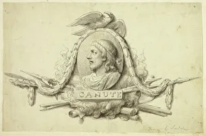Knut Prints: Design for Medallion of King Canute, n.d. Creator: Sir Robert Smirke