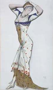 Design of a modern Dress, 1910s. Artist: Bakst, Leon (1866-1924)
