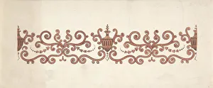 Hulme Prints: Design for Panel Decoration, 1828-40. Creator: J Hulme