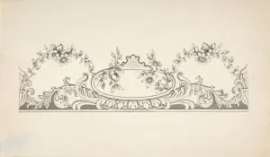 Design for Panel Decoration, 1828-40. Creator: J Hulme