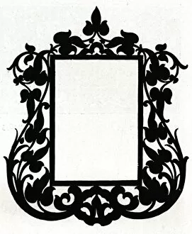 A design for a picture frame titled Aesthetic, 1898