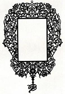 Rectangular Prints: A design for a picture frame titled Armiger, 1898