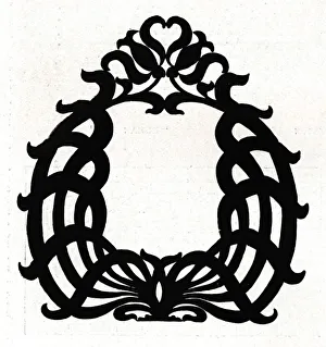 Blank Prints: A design for a picture frame titled Sixpence, 1898