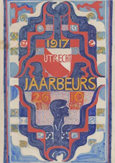 Trade Fair Prints: Design for a poster for the Jaarbeurs in Utrecht in 1917