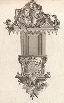 Carl Gallery: Design for a Pulpit, Plate 2 from an Untitled Series of Pulpit Designs, Pri