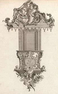 Martin Prints: Design for a Pulpit, Plate 2 from an Untitled Series of Pulpit Designs, Pri