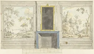 Wall Decoration Prints: Design for room wall for JDDekinge, c.1752-c.1819. Creator: Juriaan Andriessen