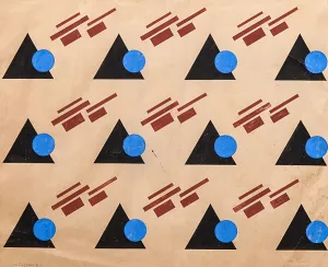 Suprematist Prints: Design for the Soap Factory, 1921. Creator: Nikolay Suetin