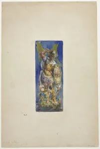 John La Farge Prints: Design for Stained Glass. Creator: John La Farge (American, 1835-1910)