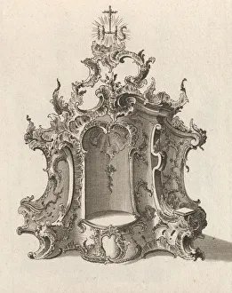 Tabernacle Prints: Design for a Tabernacle, Plate 4 from the series Tabernacle, Printed ca. 1750-56